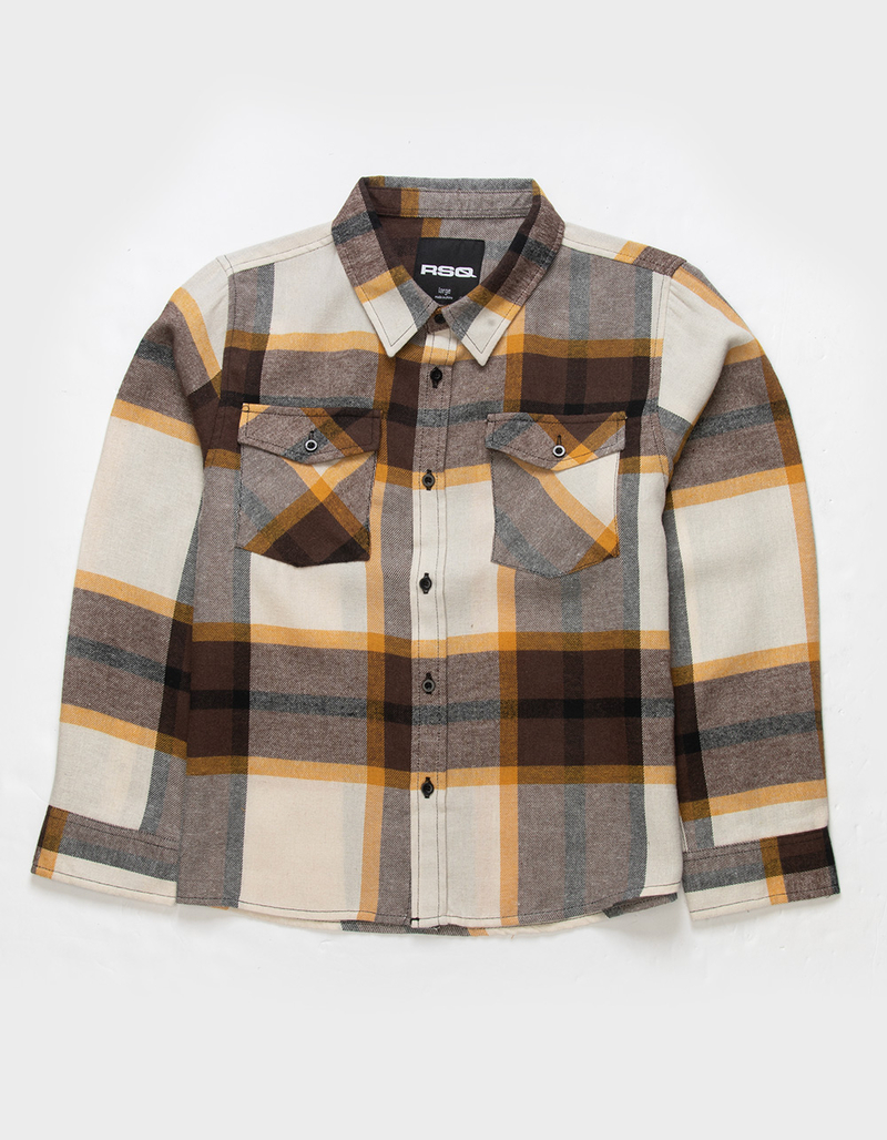 RSQ Boys Plaid Flannel image number 1