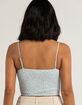 RSQ Womens Ditsy Smock Corset Top image number 3