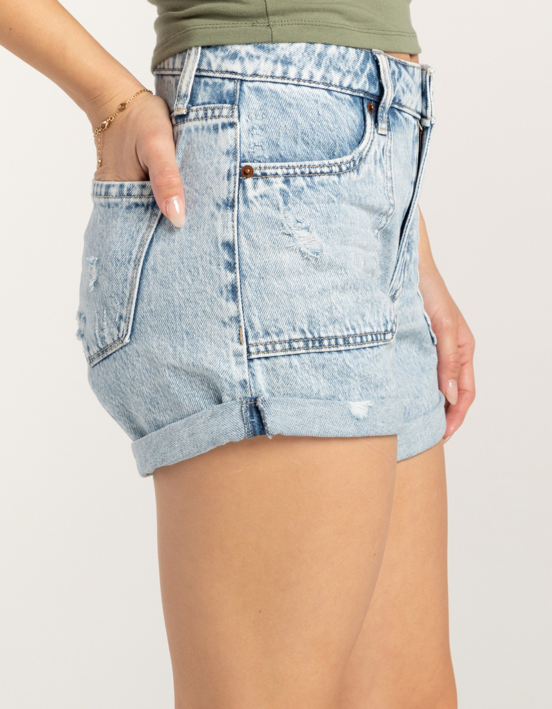 RSQ Womens High Rise Roll Cuff Shorts image number 2