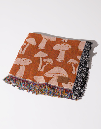 SLOWTIDE Mushroom Tapestry Blanket