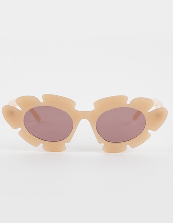 RSQ Leafy Flower Sunglasses