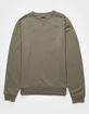 RSQ Mens Solid Crewneck Fleece Sweatshirt image number 2