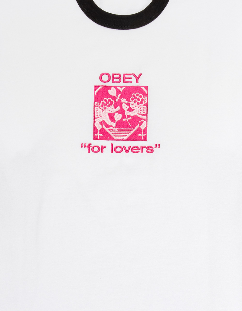 OBEY Bigwig For Lovers Mens Ringer Tee image number 1