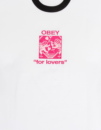 OBEY Bigwig For Lovers Mens Ringer Tee