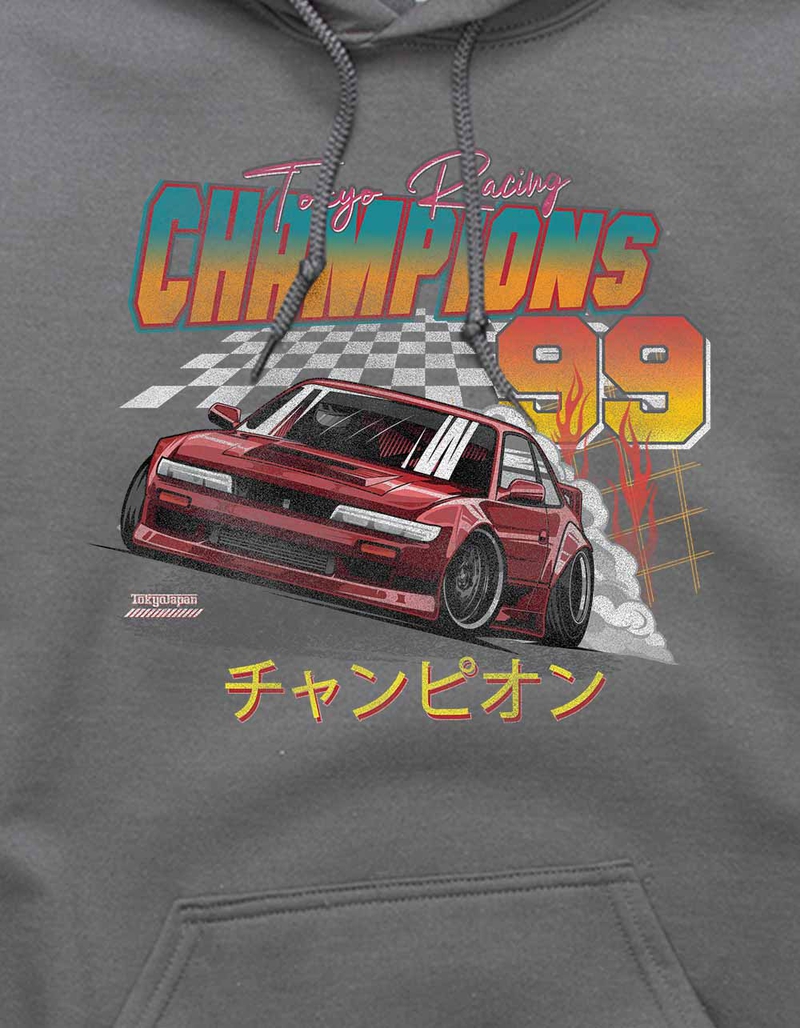 AUTO Tokyo Champs Kanji Distressed Unisex Hoodie image number 1