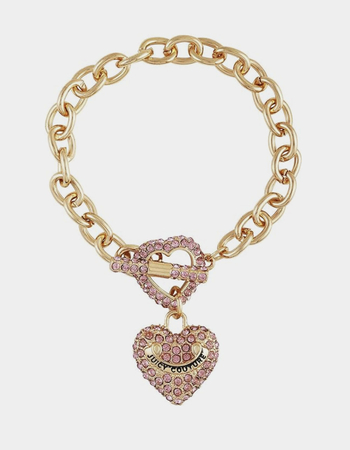 JUICY COUTURE Hear Charm Toggle Bracelet Primary Image