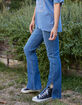 RSQ Womens Side Slit Flare Comfort Jeans image number 5
