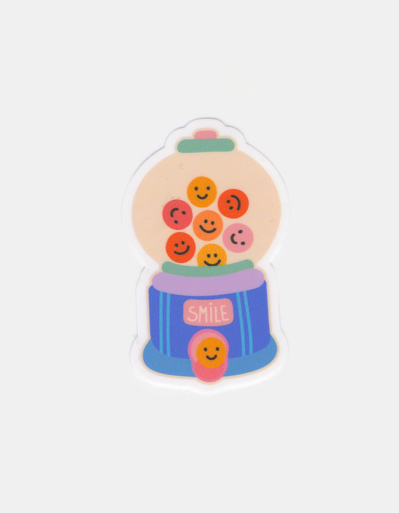 STICKER CABANA Smiley Gumball Machine Sticker image number 0