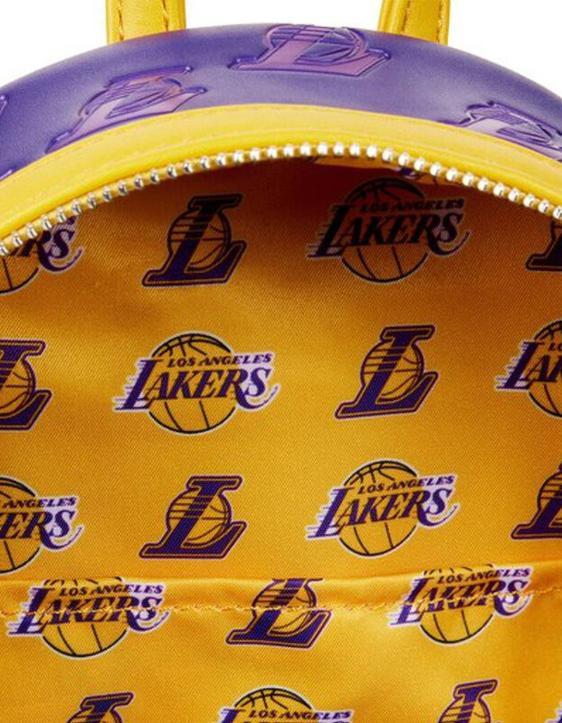 LOUNGEFLY x NBA LA Lakers Mini Backpack image number 3