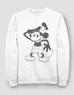 DISNEY 100TH ANNIVERSARY Mickey Cartoon Unisex Crewneck Sweatshirt image number 1