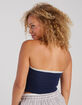 RSQ Womens Lace Trim Tube Top image number 4