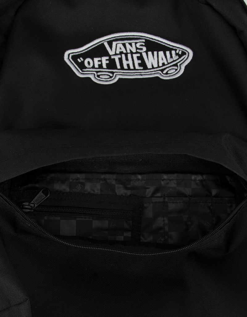 VANS Realm Solid Black Backpack image number 4