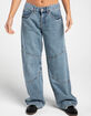 RSQ Womens Low Rise Moto Slouch Rigid Jeans image number 2