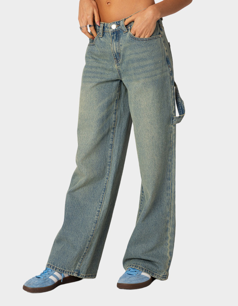 EDIKTED Carpenter Low-Rise Womens Jeans image number 4