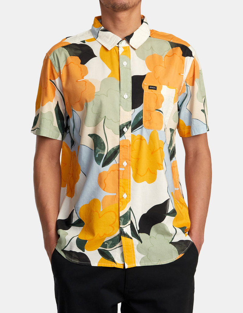 RVCA Anytime Mens Button Up Shirt image number 0