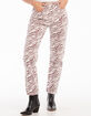 DAISY STREET Womens Zebra Dad Jeans image number 3