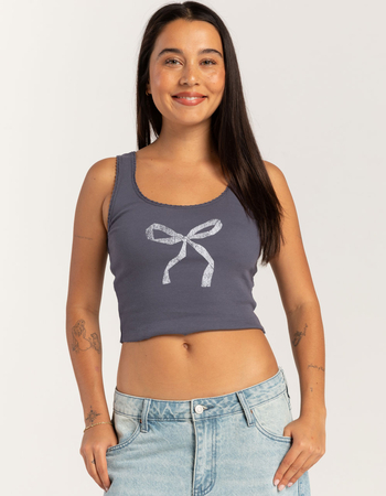 RSQ Womens Bow Tank Top Primary Image