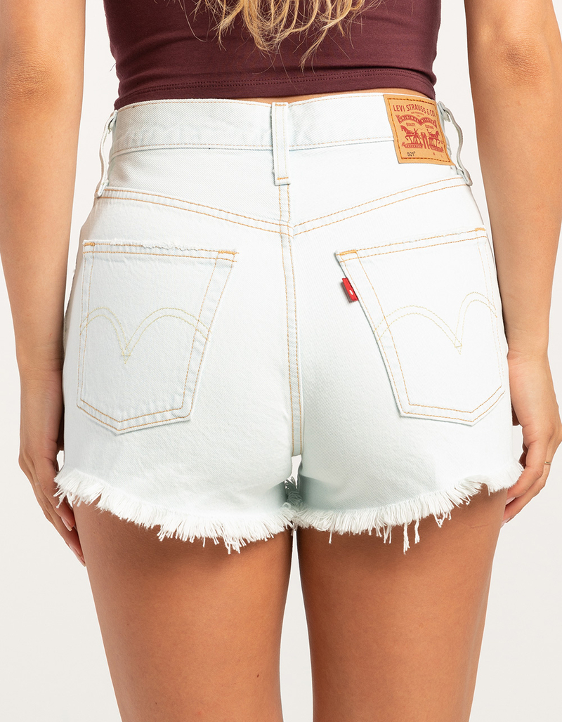 LEVI'S 501 High Rise Womens Denim Shorts - Find Time image number 3