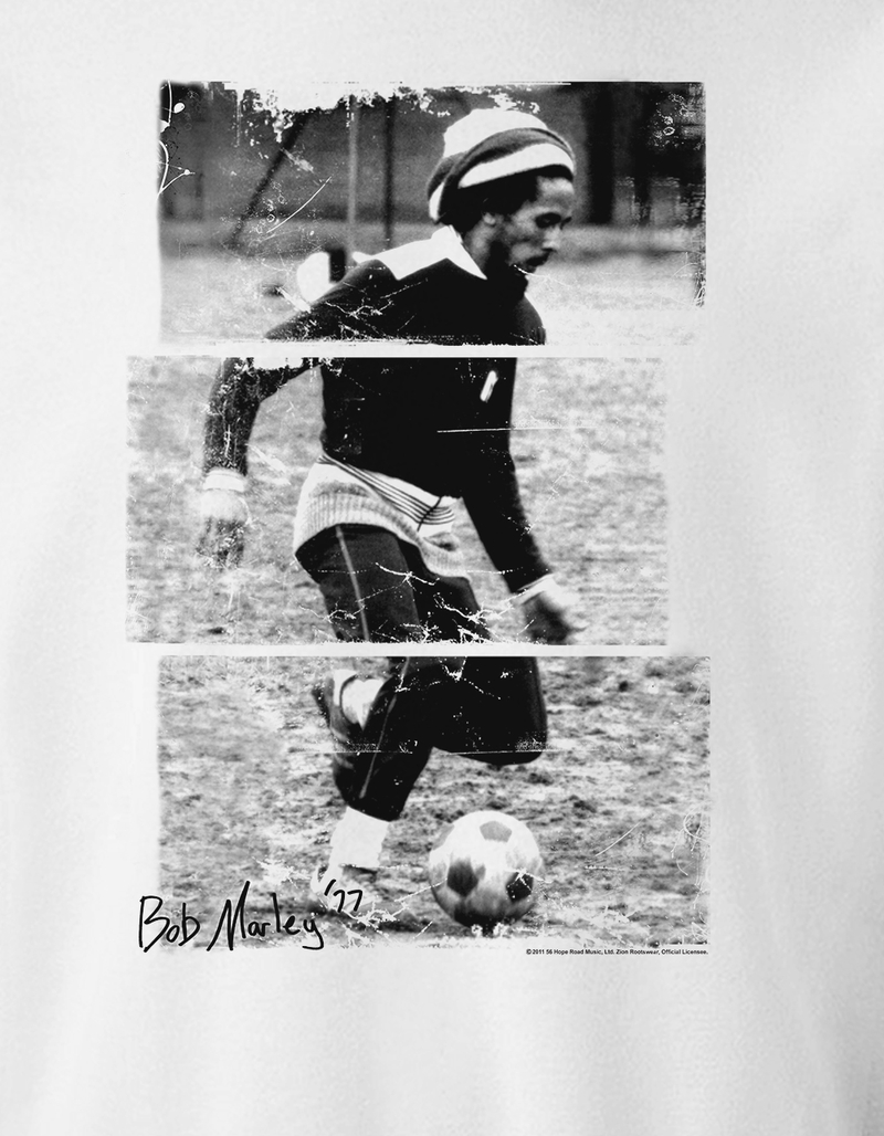 BOB MARLEY Soccer '77 Unisex Crewneck Sweatshirt image number 1