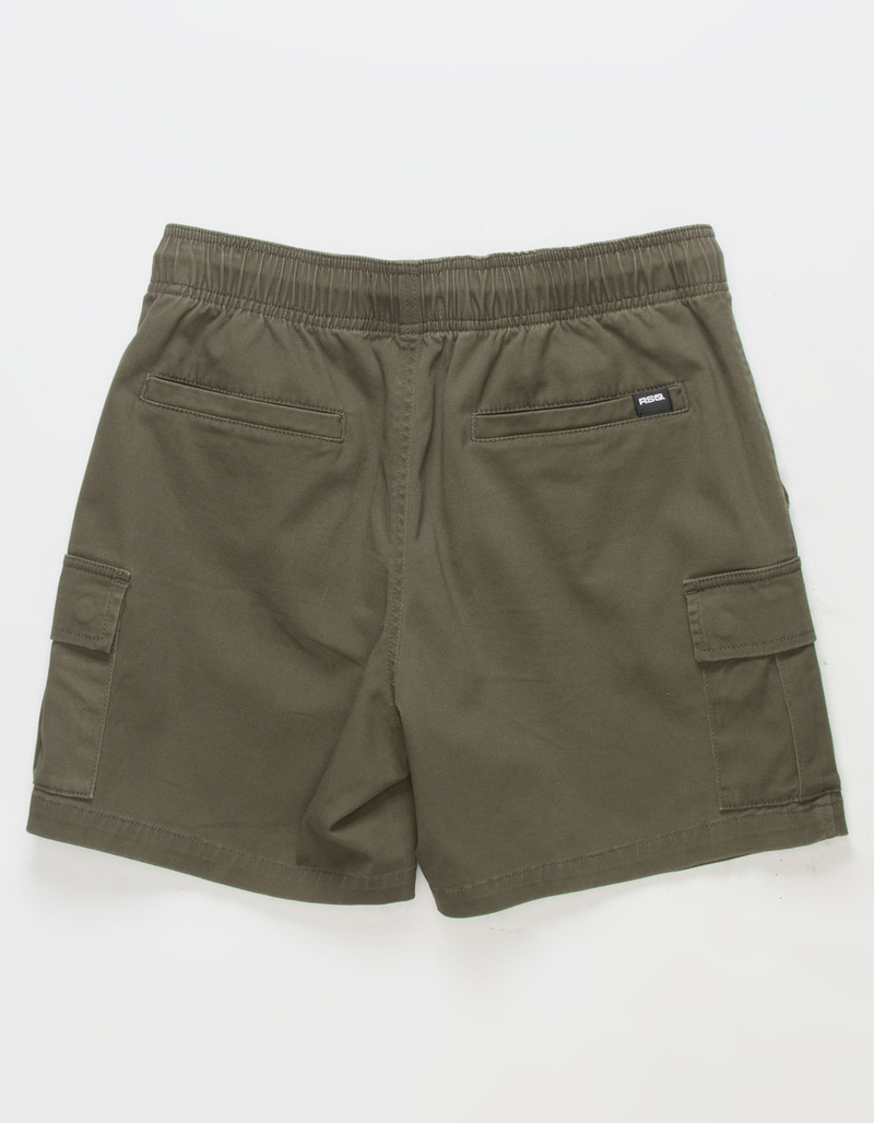 RSQ Mens Cargo Twill Pull On Shorts image number 3
