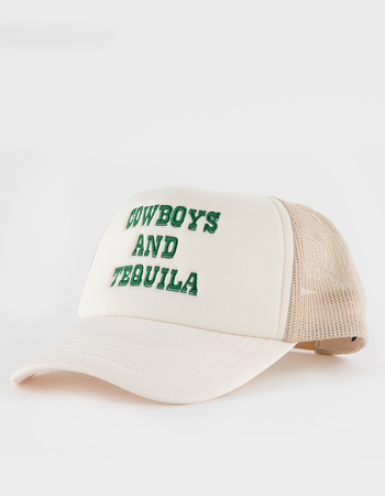 SHADY ACRES Cowboys And Tequila Trucker Hat