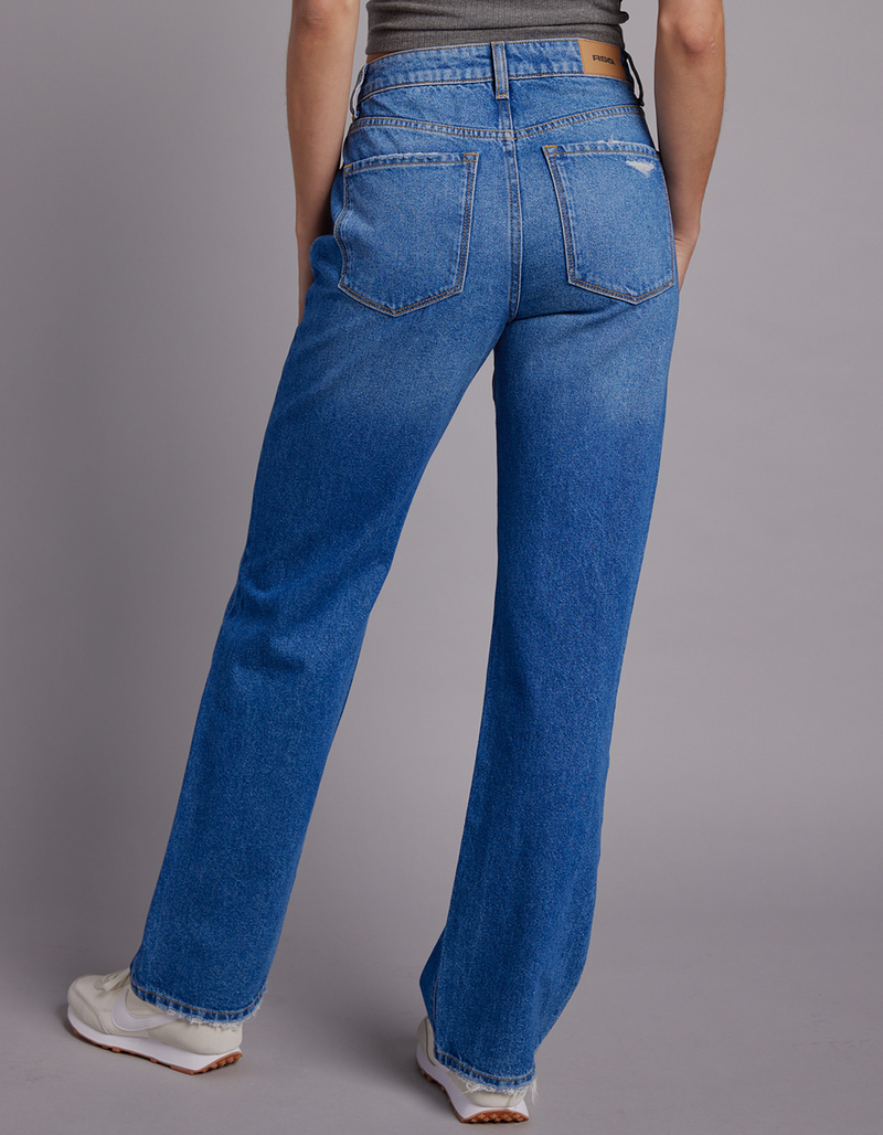 RSQ Womens High Rise Straight Leg Jeans image number 3