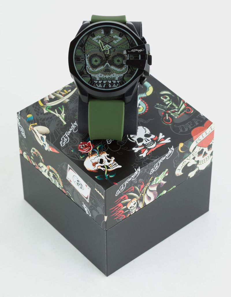ED HARDY Skull Watch image number 1