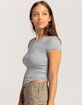 BDG Urban Outfitters Womens Baby Henley image number 3