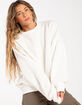 NIKE Sportswear Plush Womens Crop Crewneck Sweatshirt image number 5