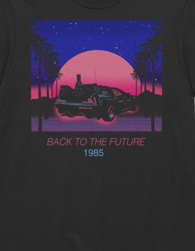 BACK TO THE FUTURE 1985 Neon Unisex Tee image number 1