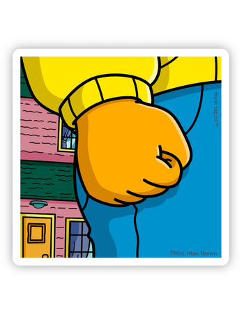 BLANK TAG CO. The Arthur Fist Meme Sticker