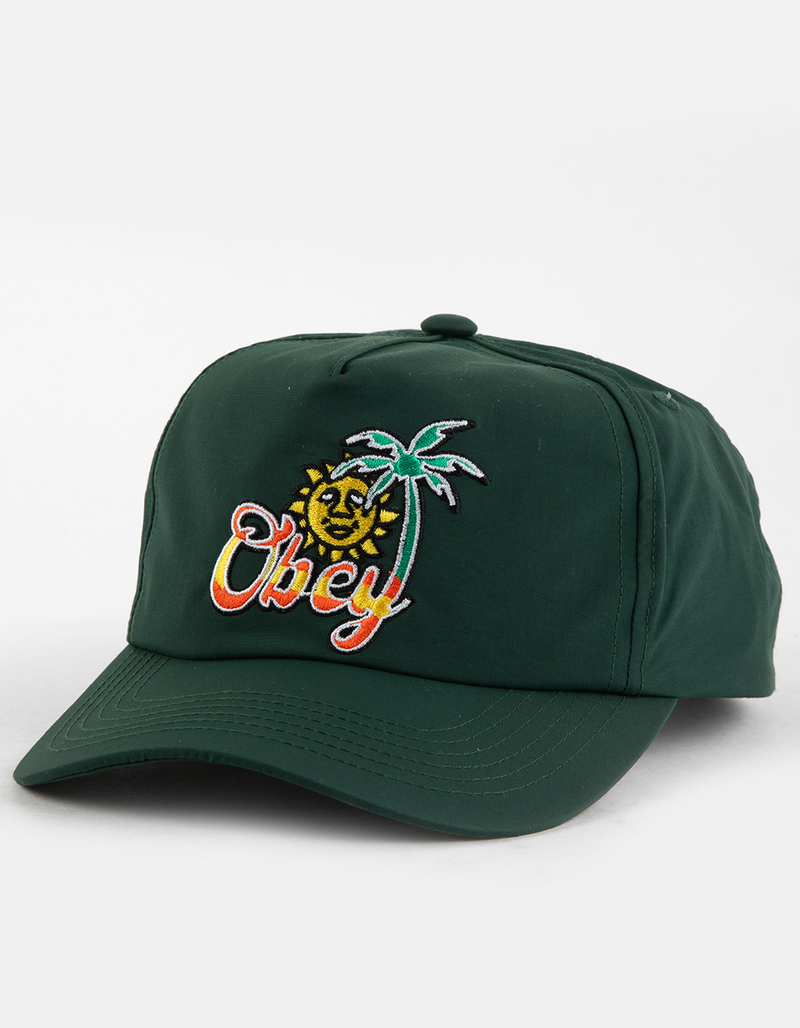 OBEY Tropical Snapback Hat image number 0