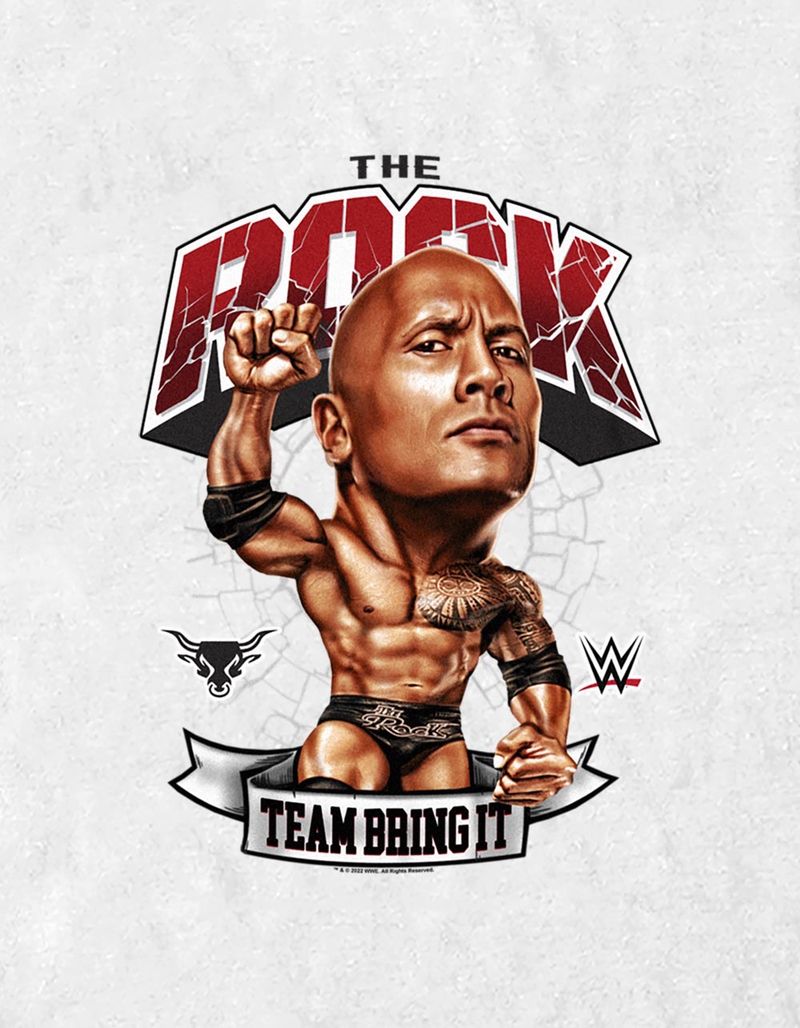 WWE Big Head Rock Unisex Tee image number 1