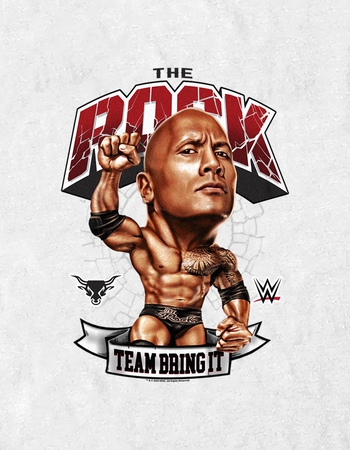 WWE Big Head Rock Unisex Tee
