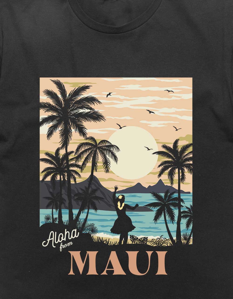 HAWAII Maui Hula Dancer Unisex Tee image number 1