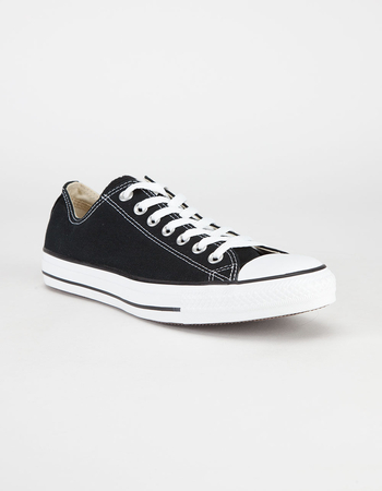 CONVERSE Chuck Taylor All Star Black Low Top Shoes Alternative Image