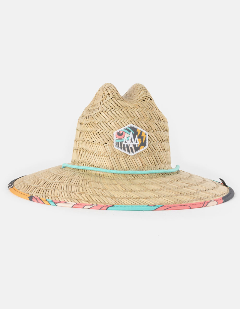 HEMLOCK HAT CO. Lucy Kids Straw Lifeguard Hat image number 0