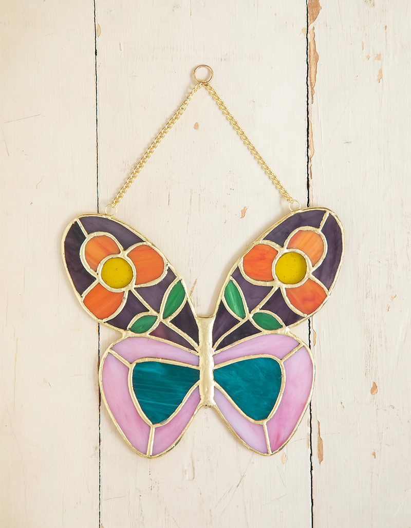 NATURAL LIFE Stained Glass Butterfly image number 0