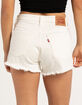 LEVI'S 501 High Rise Womens Denim Shorts - Whiteboard image number 4