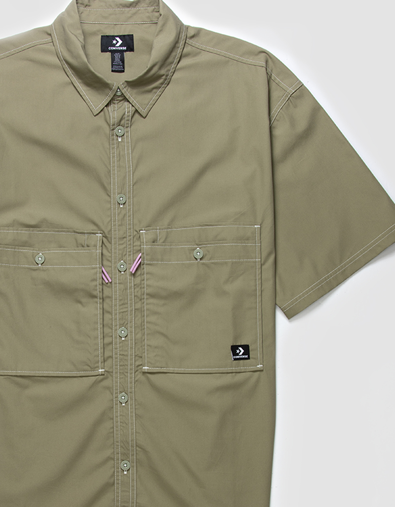 CONVERSE Utility Mens Button Up Shirt image number 1