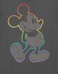 DISNEY Mickey Rainbow Outline Unisex Tee image number 2