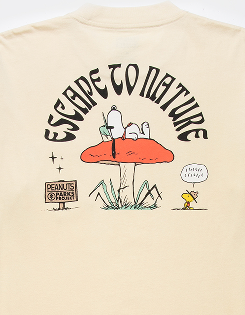 PARKS PROJECT x Peanuts Escape To Nature Mens Pocket Tee image number 2