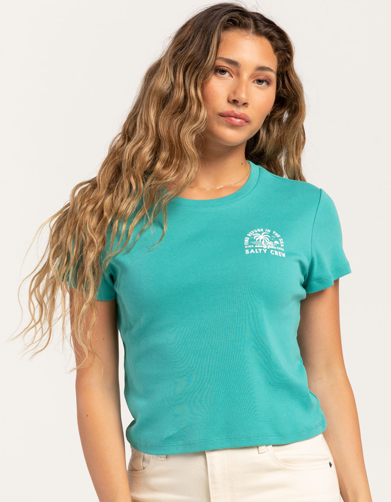 SALTY CREW Good Times Womens Baby Tee image number 2