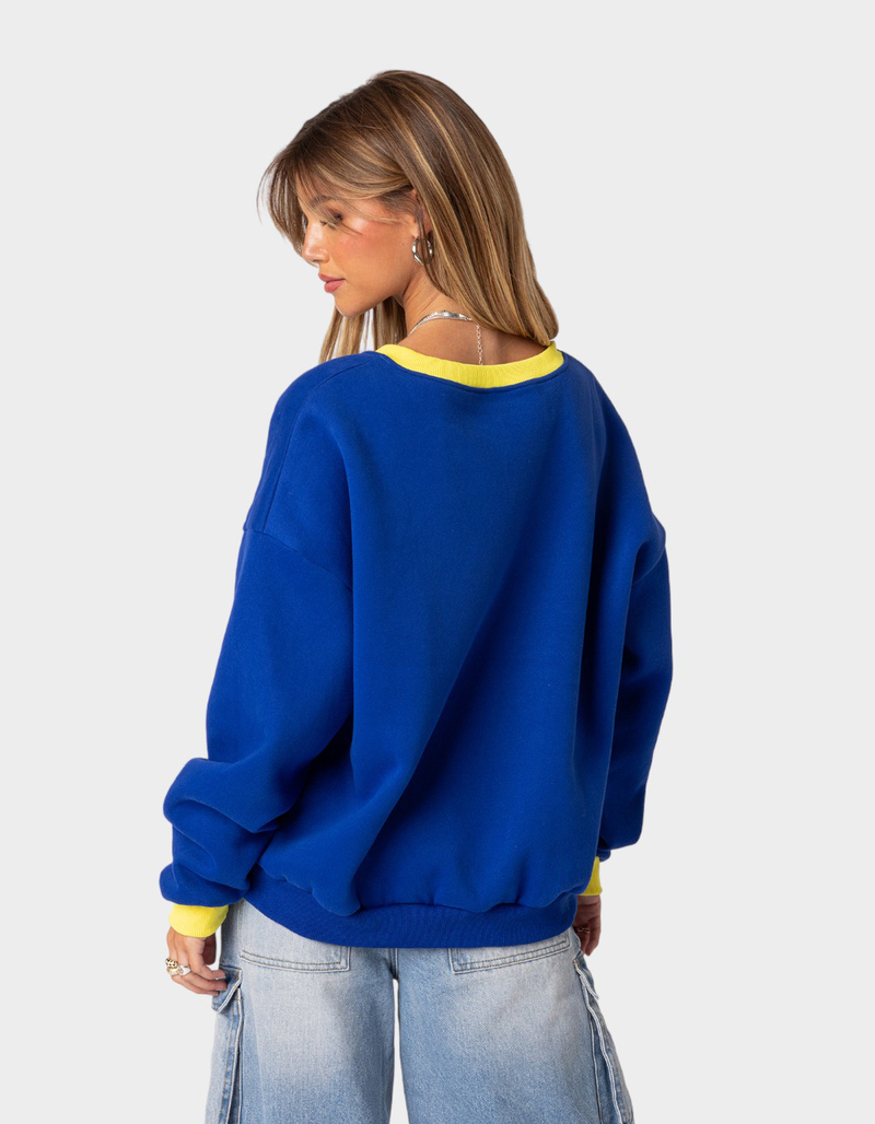 EDIKTED Italy Oversized Womens Sweatshirt image number 4
