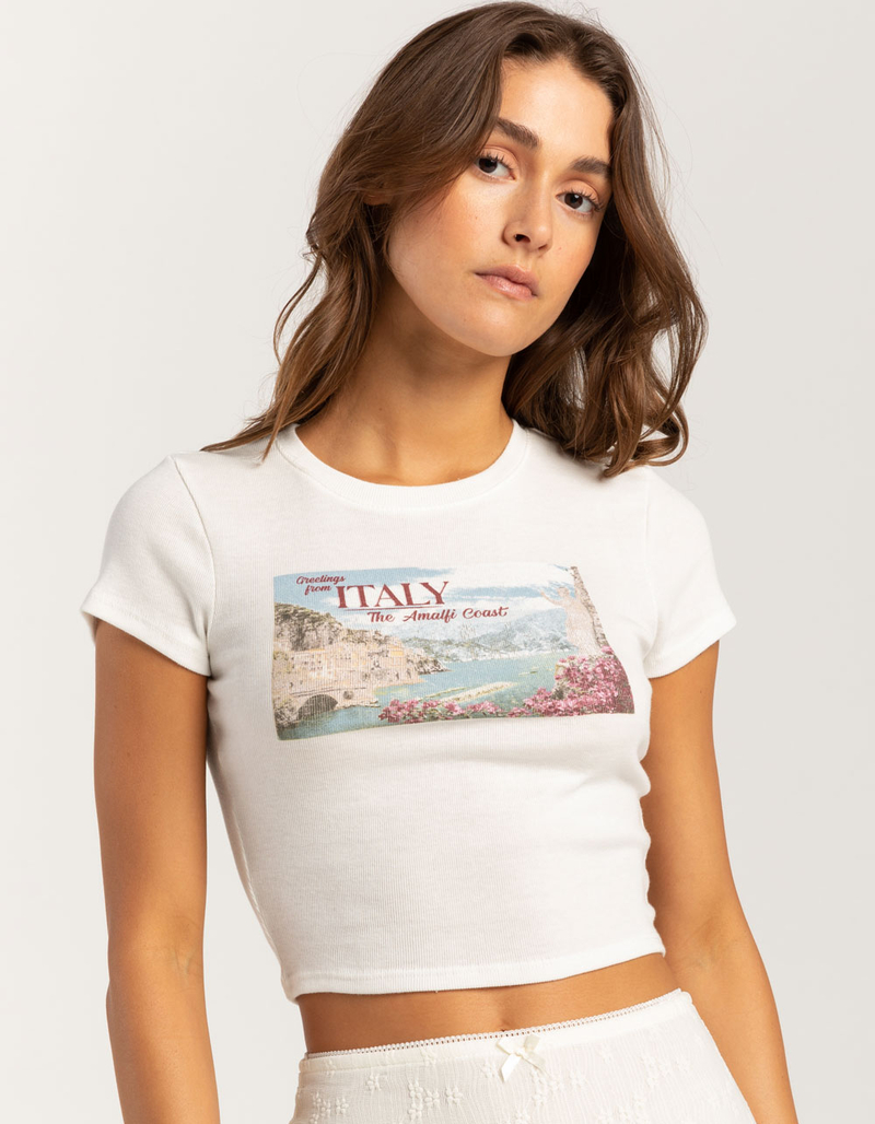 RSQ Womens Italy Baby Tee image number 0