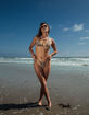 RHYTHM Terry Sands Stripe Slide Triangle Bikini Top image number 5