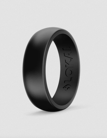 LOKAI Black Silicone Ring