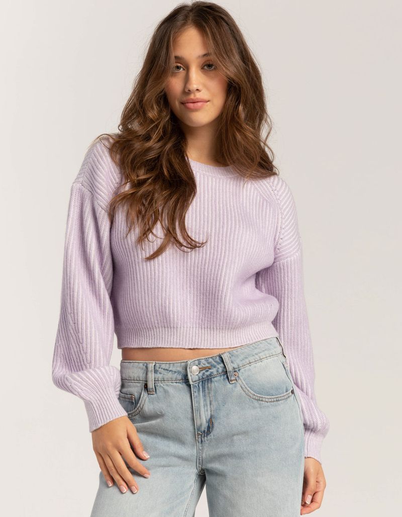 FULL TILT Plated Womens Sweater image number 1