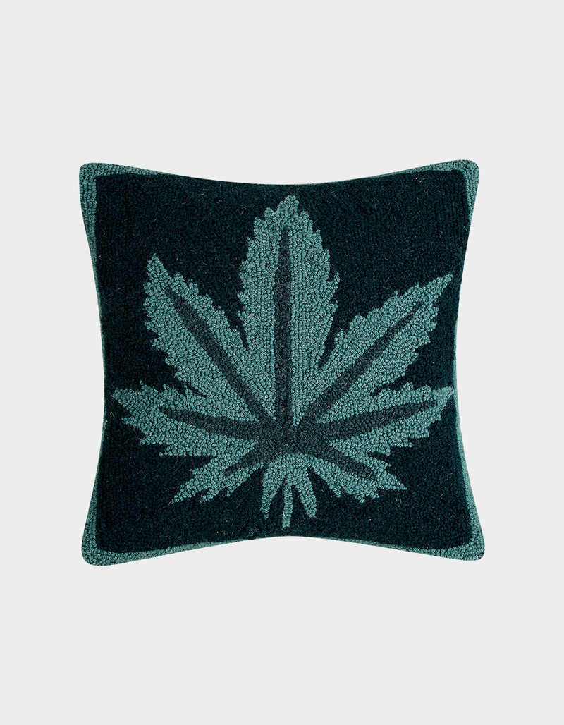Mary Jane Teal Hooked Pillow image number 0