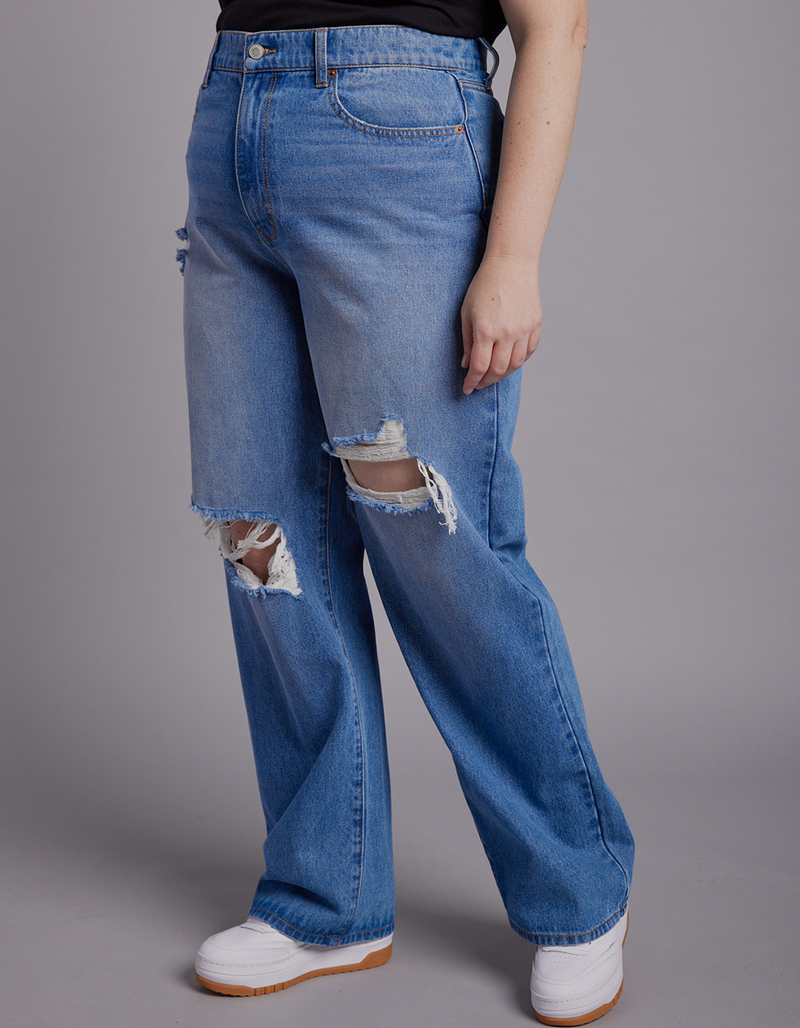 RSQ Womens High Rise Baggy Jeans image number 6